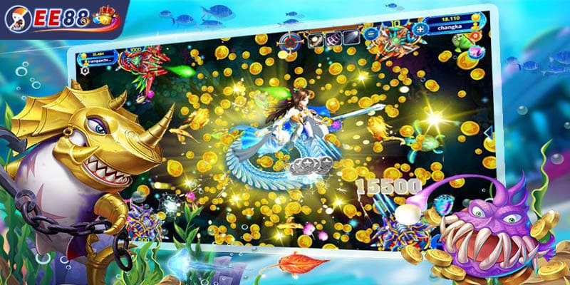 Không gian săn cá đại dương bao la với bắn cá xèng đổi thưởng